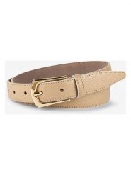 More & More Skórzany pasek w kolorze beżowym rozmiar: 75. Brązowe paski damskie MORE & MORE, bez wzorów, z materiału. Za 100.52 zł.