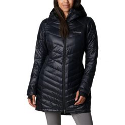 Kurtka zimowa damska Columbia Joy Peak Mid. Czarne kurtki damskie Columbia, na zimę, s, bez wzorów, bez kaptura. W wyprzedaży za 679.00 zł.