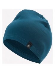 Haglöfs Czapka beanie "Betula" w kolorze morskim rozmiar: M/L. Niebieskie czapki zimowe damskie Haglöfs, z materiału. Za 84.95 zł.