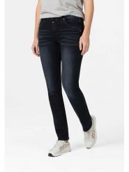 Timezone Dżinsy "Tahila" - Slim fit - w kolorze granatowym rozmiar: W28/L34. Niebieskie jeansy damskie Timezone. Za 96.60 zł.