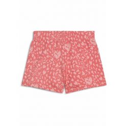 Młodzieżowe szorty Flaming Love z wysokim stanem PUMA Peach Frost Red. Czerwona szorty damskie Puma, bez wzorów, młodzieżowe, z podwyższonym stanem. Za 129.00 zł.