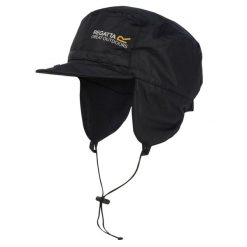 Męska czapka Padded Igniter czarna. Brązowe czapki męskie Regatta, bez wzorów, klasyczne. W wyprzedaży za 79.99 zł.