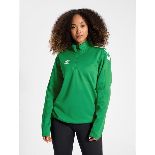 Bluza do piłki ręcznej dla dorosłych Hummel hml CORE XK. Zielone bluzy sportowe damskie HUMMEL, xl, bez wzorów, bez ramiączek, bez kaptura. Za 193.65 zł.