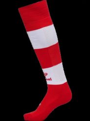 Hummel skarpety piłkarskie hmlESSENTIAL pasy - TRUE RED/WHITE. Białe skarpetki damskie HUMMEL, bez wzorów, z bawełny. Za 79.21 zł.