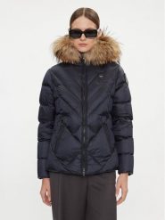 Blauer Kurtka puchowa 23WBLDC03141 Granatowy Regular Fit. Niebieskie kurtki damskie Blauer, l, bez wzorów, z puchu, bez kaptura. Za 1,849.00 zł.