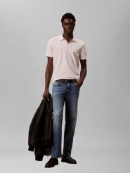 Calvin Klein Jeans koszulka polo Mężczyźni Bawełna beżowy, S. Brązowe koszulki polo męskie Calvin Klein Jeans, m, bez wzorów, z bawełny, bez ramiączek. Za 279.95 zł.
