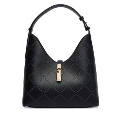 Torebka Furla. Czarne torebki klasyczne damskie Furla, bez wzorów, bez dodatków. Za 1,389.00 zł.