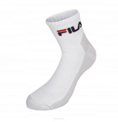 Skarpety tenisowe Fila Quarter Sport 1P. Białe skarpetki damskie Fila, bez wzorów, z bawełny. Za 39.00 zł.