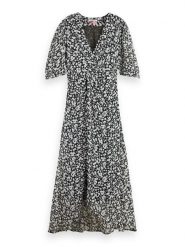 Scotch & Soda Sukienka w kolorze czarnym rozmiar: 38. Czarne sukienki damskie Scotch & Soda, bez wzorów, bez kołnierzyka, bez ramiączek, maxi. Za 311.85 zł.