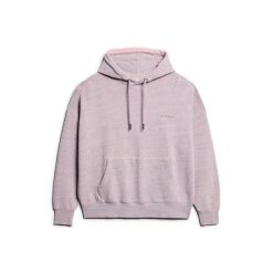 Bluza z kapturem z farbowanej bawełny dla kobiet Superdry Logo Essential. Brązowe bluzy z kapturem damskie Superdry., s, z bawełny. Za 347.55 zł.