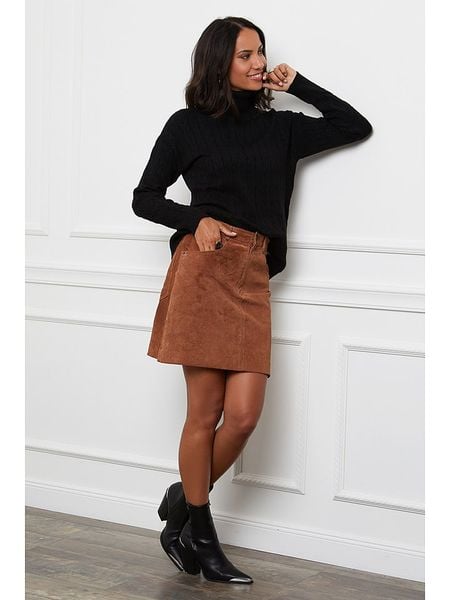 L'armoire de Suzette Golf w kolorze czarnym rozmiar: 34/36. Czarne golfy damskie L'armoire de Suzette, l, bez wzorów, z kaszmiru, bez ramiączek. Za 135.49 zł.