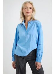 Josephine & Co Bluzka "Andreas" w kolorze błękitnym rozmiar: 38. Niebieskie bluzki damskie Josephine & Co, bez wzorów, z lyocellu, bez kołnierzyka, bez ramiączek. Za 212.45 zł.