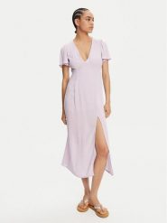 Billabong Sukienka letnia Jet Set EBJWD00134 Fioletowy Regular Fit. Fioletowe sukienki damskie Billabong, na lato, s, bez wzorów, z wiskozy, bez kołnierzyka, bez ramiączek. Za 359.99 zł.