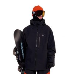 Kurtka Horsefeathers Terra (czarna). Czarne kurtki męskie Horsefeathers, m, bez wzorów, z materiału, bez kaptura, narciarskie. Za 1,301.99 zł.
