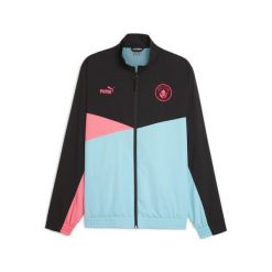 Kurtka z dresu Manchester City 2023/24. Czarne kurtki męskie Puma, m, bez wzorów, z dresówki, bez kaptura. Za 292.75 zł.