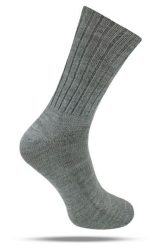Ciepłe Wełniane Skarpetki Zimowe - Kolor Szary. Szare skarpetki męskie His Story, bez wzorów, z elastanu. Za 39.99 zł.