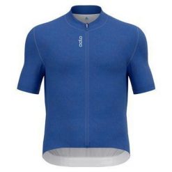Koszulka z krótkim rękawem kolarska męska ODLO Zeroweight Chill-Tec T-shirt S/U. Niebieskie t-shirty męskie Odlo, m, bez wzorów, bez kołnierzyka. Za 569.99 zł.
