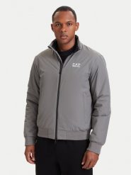 EA7 Emporio Armani Kurtka bomber 8NPB20 PNFZZ U8085 Szary Regular Fit. Szare kurtki męskie EA7 Emporio Armani, m, bez wzorów, z syntetyku, bez kaptura. Za 914.99 zł.