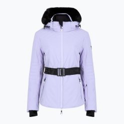 Kurtka narciarska damska EA7 Emporio Armani Ski Kitzbuhel Protectum7. Fioletowe kurtki damskie EA7 Emporio Armani, na zimę, m, bez wzorów, z materiału, bez kaptura. Za 1,949.00 zł.