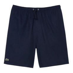 Lacoste Shorts. Niebieskie szorty męskie Lacoste, bez wzorów. Za 305.80 zł.