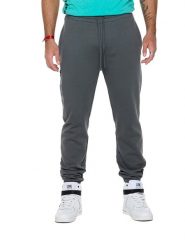 Spodnie dresowe z bawełna z zamek błyskawiczny na co dzień. Szare spodnie sportowe męskie LEONE 1947 APPAREL, z bawełny. Za 357.85 zł.