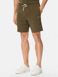 BOSS Szorty sportowe Mix&Match 50515314 Khaki Regular Fit. Brązowe szorty męskie Boss, l, z bawełny. Za 199.99 zł.