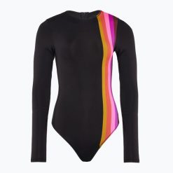 Strój kąpielowy jednoczęściowy damski Hurley Fiji Fantasy Tie Back Surf Suit. Czarne stroje jednoczęściowe damskie Hurley, l, bez wzorów. Za 279.99 zł.