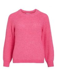 Vila Sweter "Visota" w kolorze różowym rozmiar: S. Różowe swetry klasyczne damskie Vila, s, z wełny, bez kołnierzyka. Za 104.89 zł.