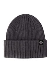 Zimowa czapka H-BENNY. Szare czapki męskie Volcano, na zimę, bez wzorów, z dzianiny, klasyczne. Za 59.99 zł.