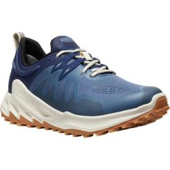 Buty męskie Keen Men Zionic Wp Vintage Indigo/faded Denim Blue. Niebieskie buty trekkingowe męskie Keen, z denimu, bez zapięcia, outdoorowe. Za 585.99 zł.