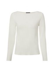Franco Callegari Sweter z dzianiny Kobiety Bawełna biały, XXL. Białe swetry klasyczne damskie Franco Callegari, xxl, z bawełny, bez kołnierzyka. Za 249.95 zł.
