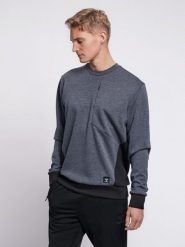 Bluza Hummel Tropper. Niebieskie bluzy sportowe męskie HUMMEL, l, z dzianiny. Za 183.40 zł.