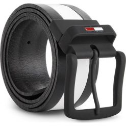 Pasek Męski TOMMY JEANS - Tjm Reversible Belt 4.0 AM0AM04227 85 901. Czarne paski męskie Tommy Jeans, bez wzorów, z jeansu. W wyprzedaży za 159.00 zł.
