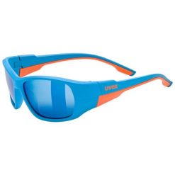 Okulary sportowe Uvex Sportstyle 514. Niebieskie okulary przeciwsłoneczne męskie Uvex. Za 93.68 zł.