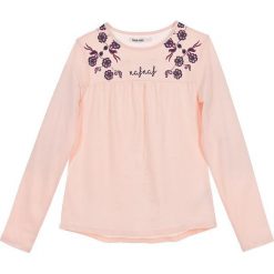 Koszulka w kolorze jasnoróżowym. Czerwone koszulki dziewczęce Daniel Hechter, Naf Naf Kids, bez wzorów, z bawełny, bez ramiączek. W wyprzedaży za 32.95 zł.
