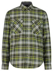 CMP Koszula funkcyjna w kolorze zielonym rozmiar: 54. Zielone koszule męskie CMP, bez wzorów, z materiału, bez kołnierzyka, bez ramiączek. Za 149.45 zł.