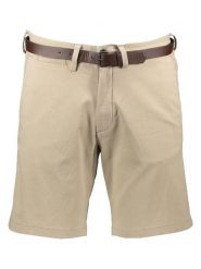 Jack & Jones Szorty "Pstadam" w kolorze beżowym rozmiar: L. Brązowe szorty męskie Jack & Jones, ze skóry, bez kołnierzyka. Za 91.77 zł.
