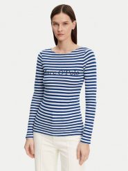 Marc O'Polo Bluzka M02 2196 52131 Niebieski Regular Fit. Niebieskie bluzki damskie Marc O´Polo, m, bez wzorów, z bawełny, bez ramiączek. Za 119.99 zł.
