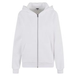 Damska bluza z kapturem zapinana na zamek Urban Classics. Białe bluzy z kapturem damskie Urban Classics, z materiału. Za 237.00 zł.