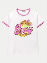 Coccodrillo T-Shirt WC4143201HGK Biały Regular Fit. Białe koszulki dziewczęce COCCODRILLO, bez wzorów, z bawełny, bez ramiączek. Za 39.99 zł.