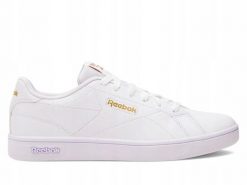 Buty sportowe damskie Reebok Court Clean sneakersy białe (100074383). Białe buty sportowe na co dzień damskie Reebok, bez wzorów, z gumy, na fitness i siłownię. Za 179.00 zł.