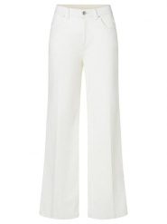 Timezone Spodnie "Cora" w kolorze białym rozmiar: W26/L30. Białe spodnie materiałowe damskie Timezone, bez wzorów, z materiału, klasyczne, z podwyższonym stanem. Za 117.99 zł.