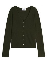 Just Cashmere Kaszmirowy kardigan "Norma" w kolorze khaki rozmiar: M. Brązowe kardigany damskie Just Cashmere, m, bez wzorów, z kaszmiru. Za 348.90 zł.