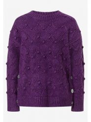 More & More Sweter w kolorze fioletowym rozmiar: 42. Różowe swetry klasyczne damskie MORE & MORE, s, z materiału, bez kołnierzyka. Za 127.35 zł.