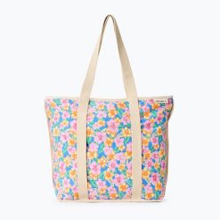 Torba damska Rip Curl Custom Desto Tote 20. Niebieskie torebki klasyczne damskie Rip Curl, bez wzorów, z bawełny, duże, bez dodatków. Za 119.99 zł.