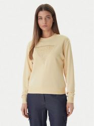 Guess Bluza W6GQ09 K3183 Żółty jasny Regular Fit. Żółte bluzy bez kaptura damskie Guess, xs, z bawełny. Za 232.99 zł.