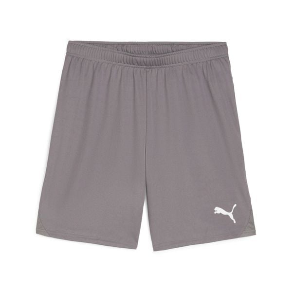 Szorty Puma TeamGloal. Szare szorty męskie Puma, bez kołnierzyka. Za 128.50 zł.