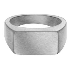 True Rebels Pierscionek ze Stali Nierdzewnej w srebrnym Biżuteria męska 1 ct Męskie. Szara biżuteria dla mężczyzn True Rebels, srebrne. Za 149.99 zł.