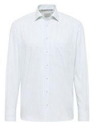 Eterna Koszula - Comfort fit - w kolorze zielono-białym rozmiar: 48. Białe koszule męskie Eterna, bez wzorów, z bawełny, bez kołnierzyka, bez ramiączek. Za 101.23 zł.