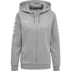 Kurtka z kapturem dla kobiet na zamek Hummel hmlGO cotton. Szare kurtki damskie HUMMEL, xs, bez wzorów, z bawełny, z kapturem. W wyprzedaży za 210.50 zł.